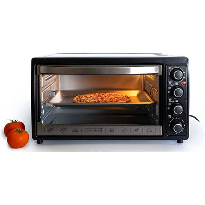 Royalty Line - XL Freestanding Mini Oven /48 Liters / 2000W / 6 Programs / Black