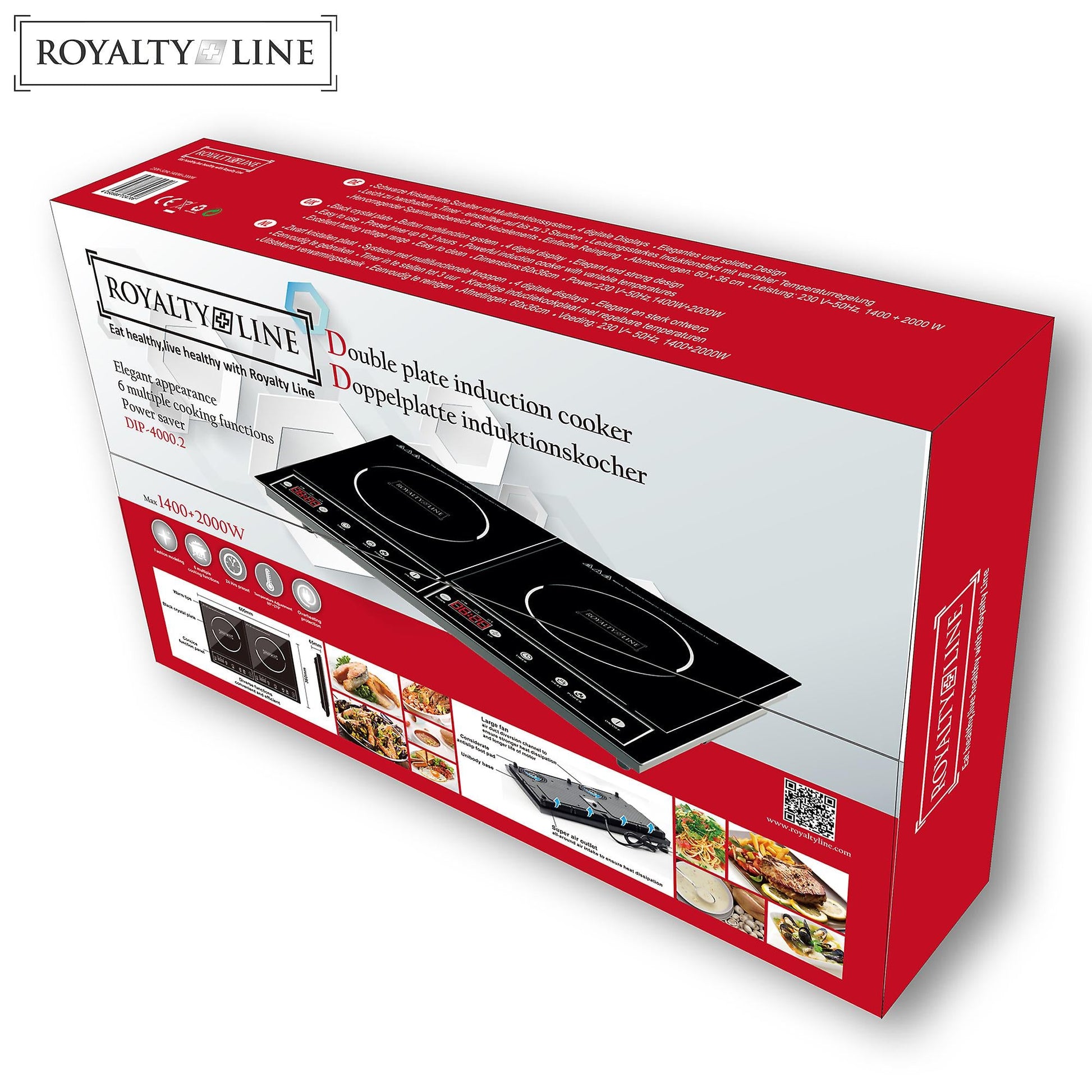 Royalty Line - Double Induction Hob / 3400W / LED Display