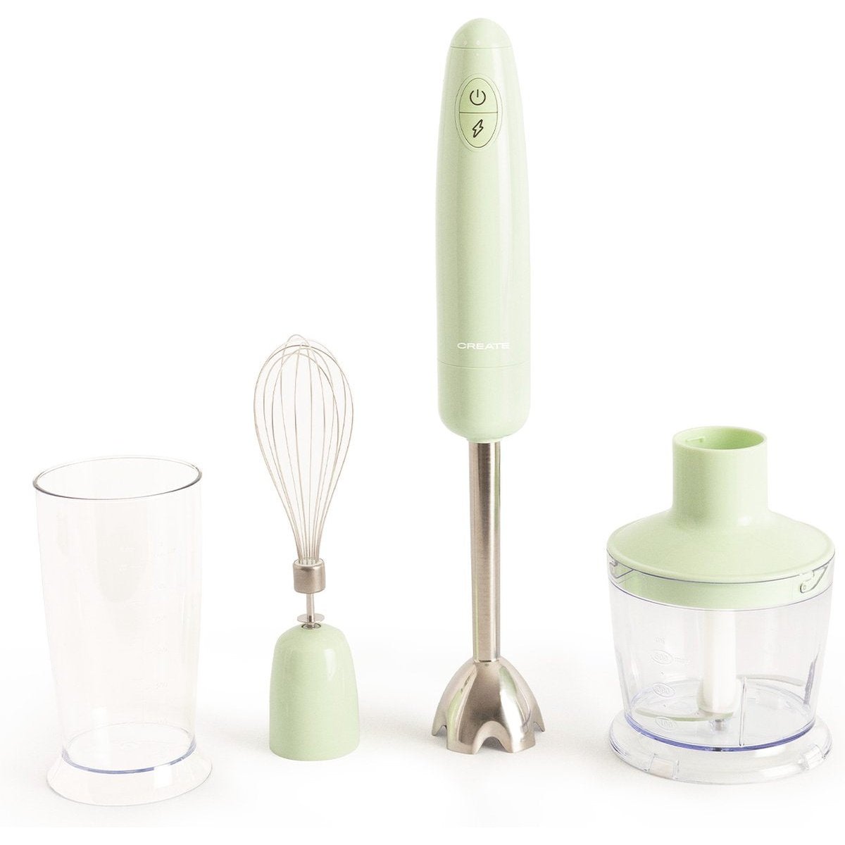 Create - Fullmix Retro Hand Mixer / 1000W/Pastel Green