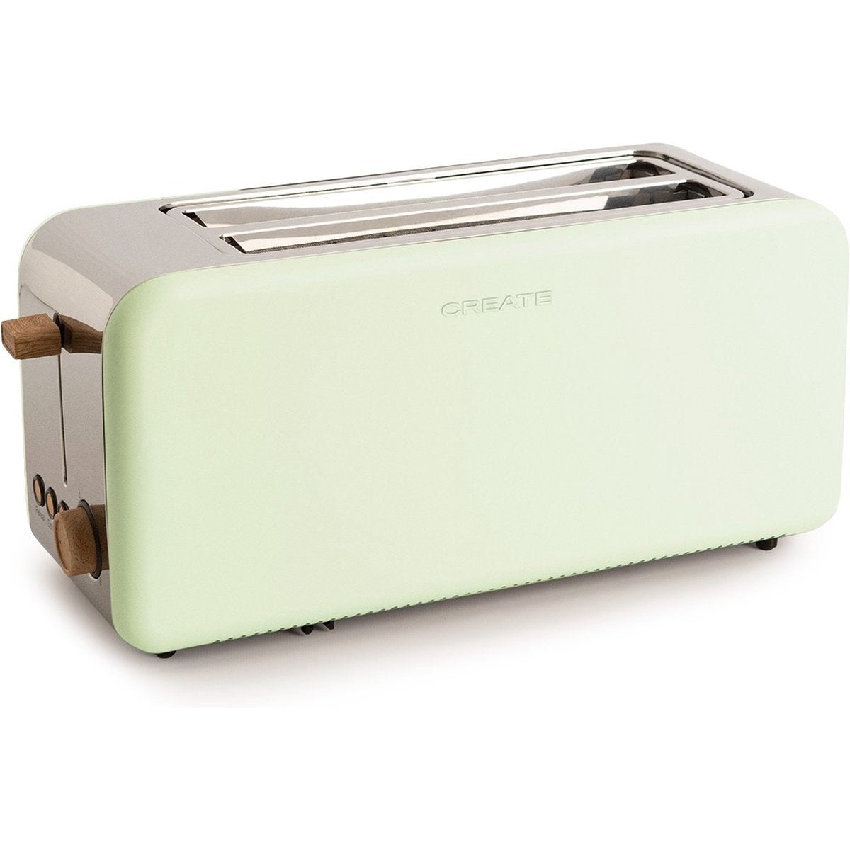 Create - Toast Retro XL Slotted Toaster / 1500W/ Pastel Green