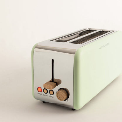 Create - Toast Retro XL Slotted Toaster / 1500W/ Pastel Green