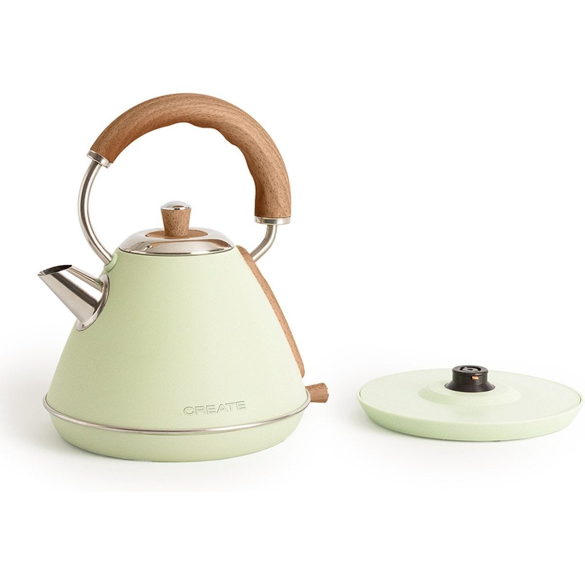 Create - Electric Water Kettle 1L Pastel Green / Fast Boiling