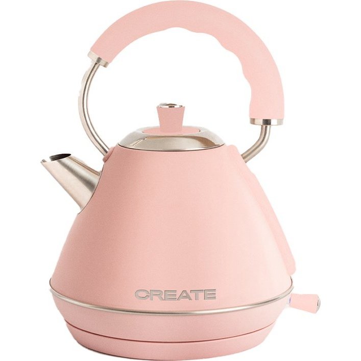 Create - Electric Water Kettle 1L Pink / Fast Boiling