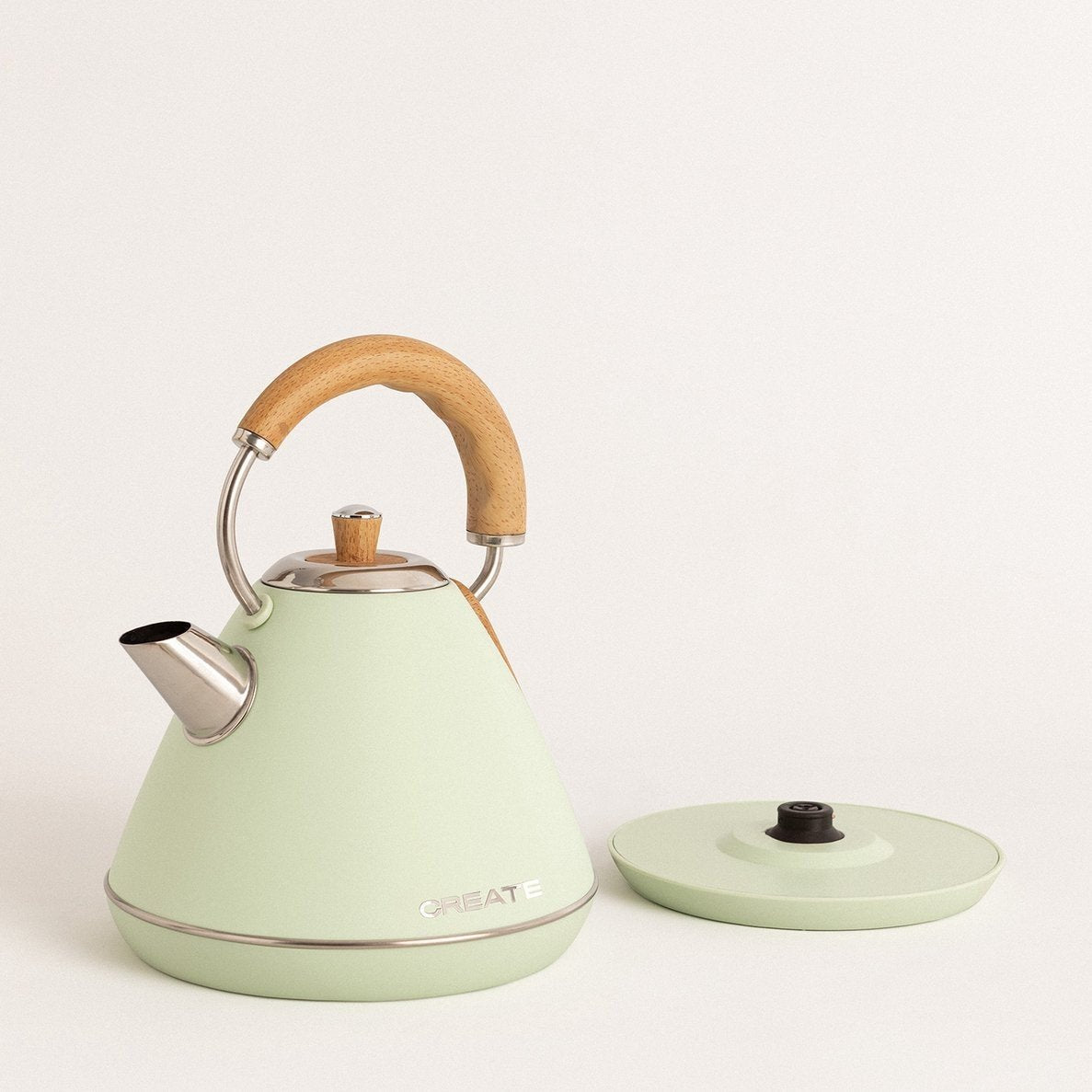 Create - Electric Water Kettle 1.7L Green / Fast Boiling / 2200W