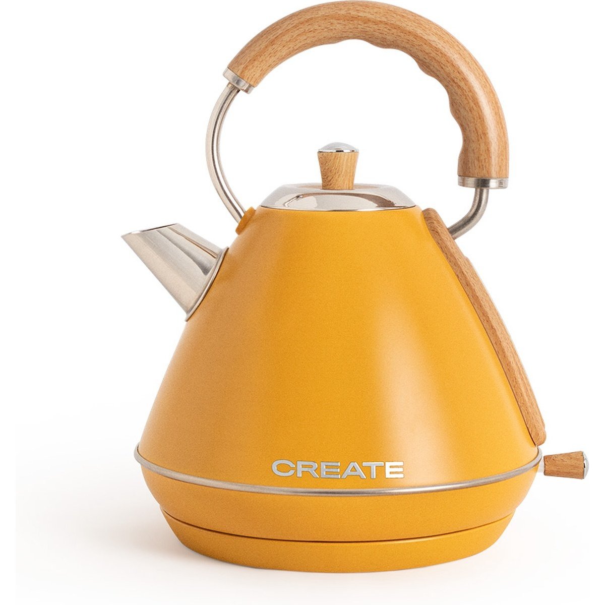 Create - Electric Water Kettle 1.7L Yellow / Fast Boiling / 2200W