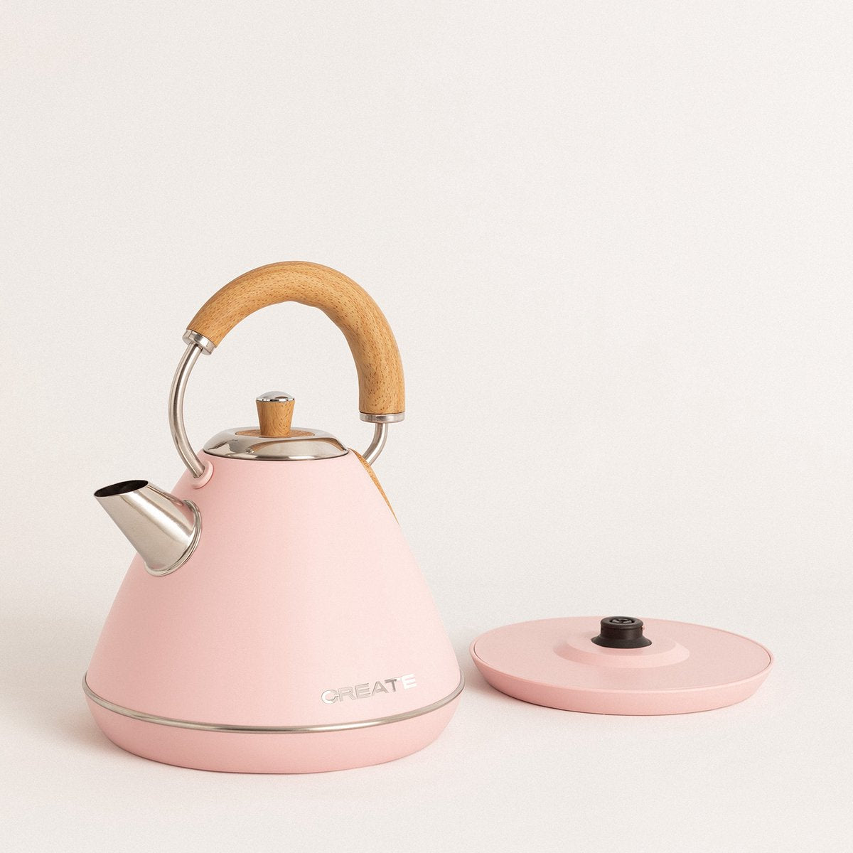 Create - Electric Water Kettle 1.7L Pastel Pink / Fast Boiling / 2200W