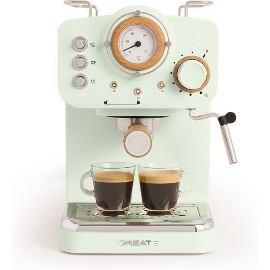 Create - Thera Matt Retro Express Coffee Maker / Pastel Green / 1100 W