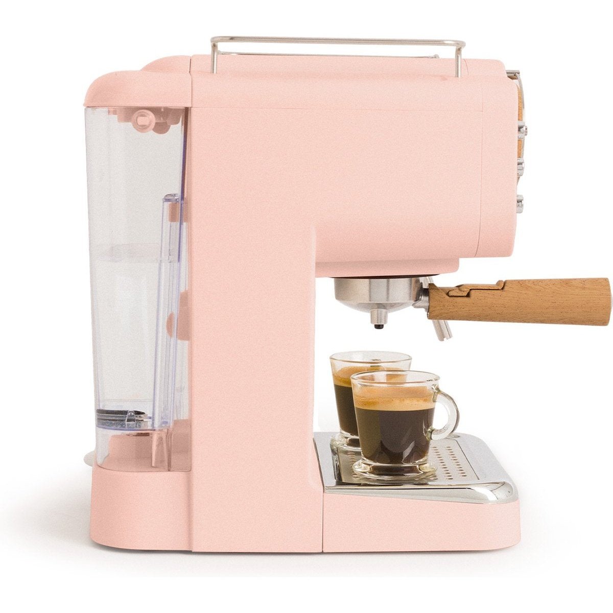 Create - Thera Matt Retro Express Coffee Maker / Pastel Pink / 1100 W