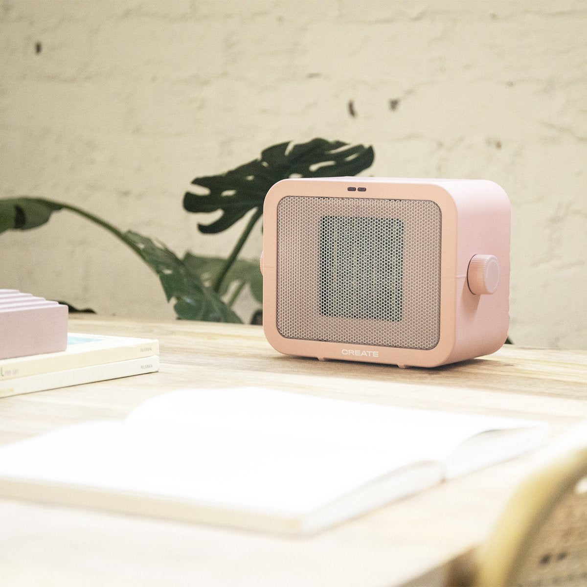 Create - Warm Box Ceramic Space Heater / 1500 W / Pastel Pink