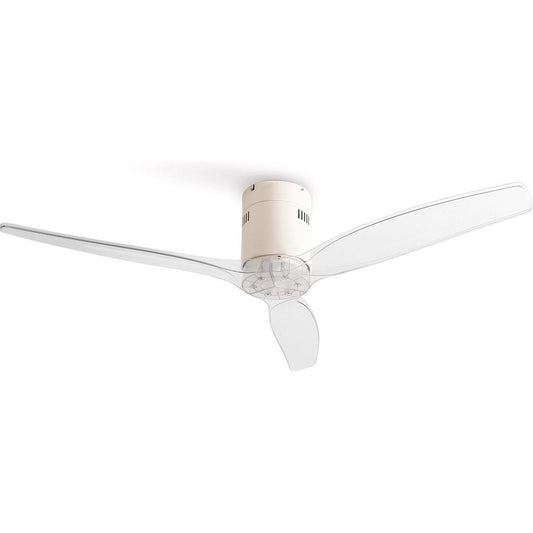 Create - Windcalm Dc-silent Ceiling Fan Winter/summer Function White Transparent / 132 Cm /6 Speeds