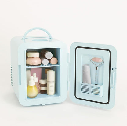 Create - Fridge Mini Box - Mini Fridge For Cosmetics 4L / Cold And Warm / Pastel Blue