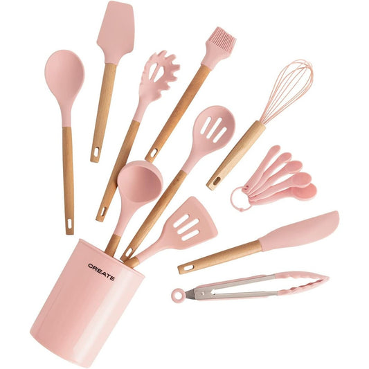 Create - Kitchen Utensil Set Pink