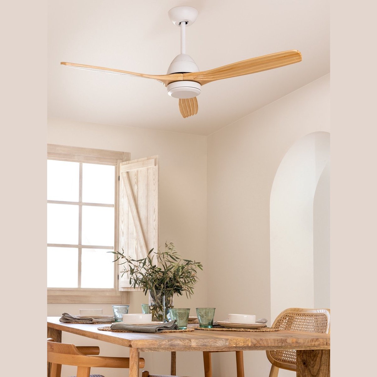 Create - Windlight Cup Dc - Ultra Quiet 40w Dc Ceiling Fan - Ceiling Fan With Remote Control