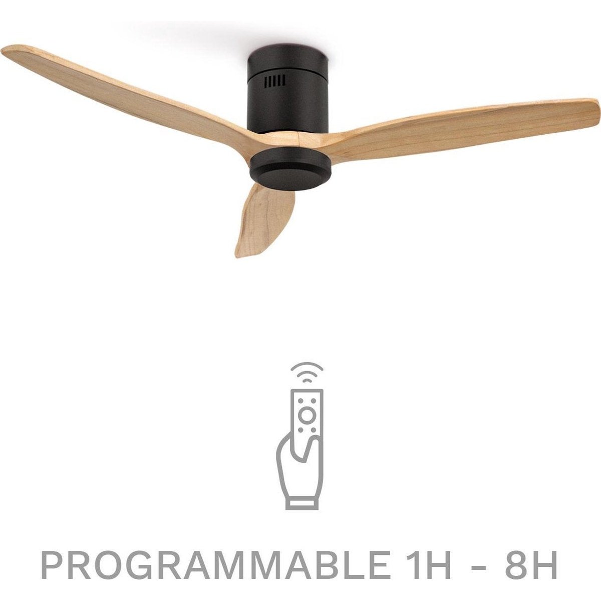 Create - Dc Stylance Black - Ceiling Fan ( With Light )