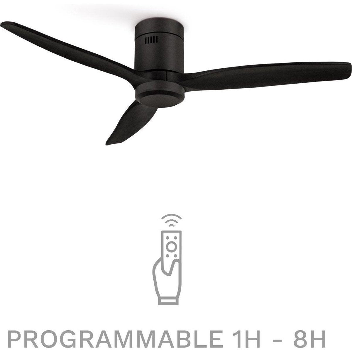 Create - Windcalm Dc Stylance Black - Ceiling Fan ( With Light )