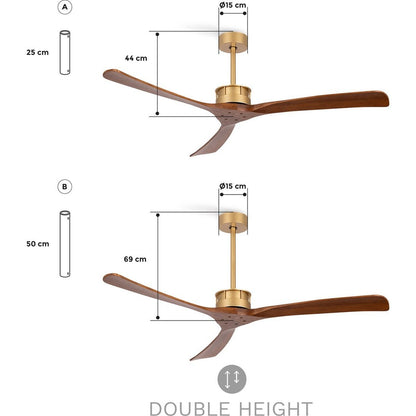 Create - Wind Large Dc - Ultra-quiet Xl 40 W Dc Ceiling Fan