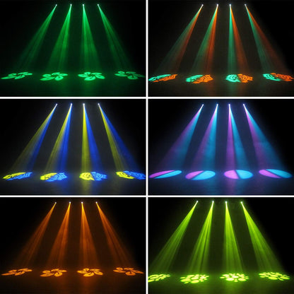 Mfl - 50w Moving Head Light /4 Modes Stage Lighting For Dj Disco Show Bar Nightclub Party