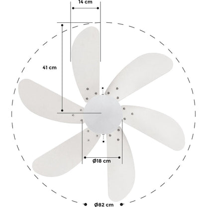 CREATE - Wind Easy Ceiling fan With lighting - 3 speeds - Summer/winter function  