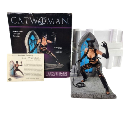 Dc Direct - Catwoman Statue Halle Berry Limited Edition Statue 533/1250 W/ Box Dc Direct