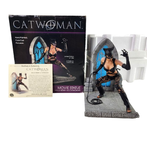 Dc Direct - Catwoman Statue Halle Berry Limited Edition Statue 533/1250 W/ Box Dc Direct