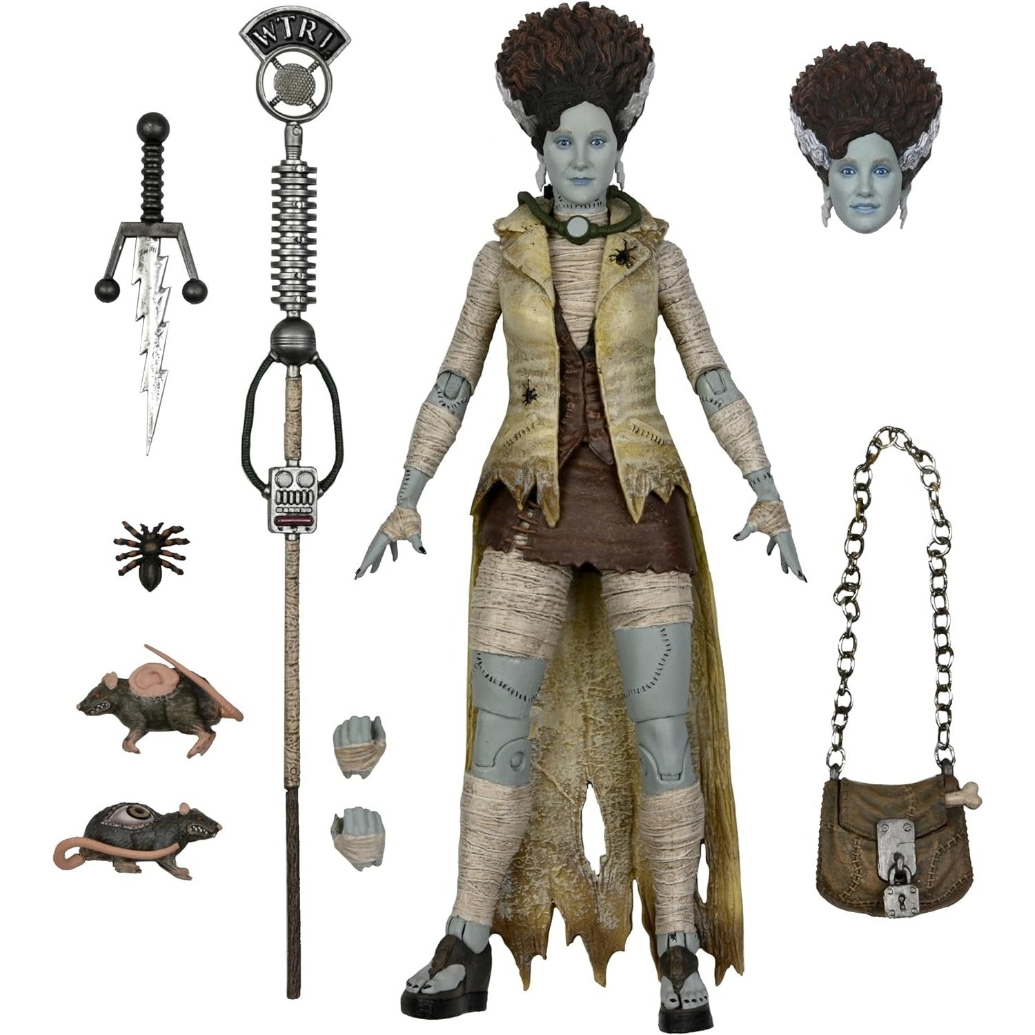 Neca - Teenage Mutant Ninja Turtles X Universal Monsters April O Neil As The Bride Of Frankenstein Ultimate 7" Action Figure