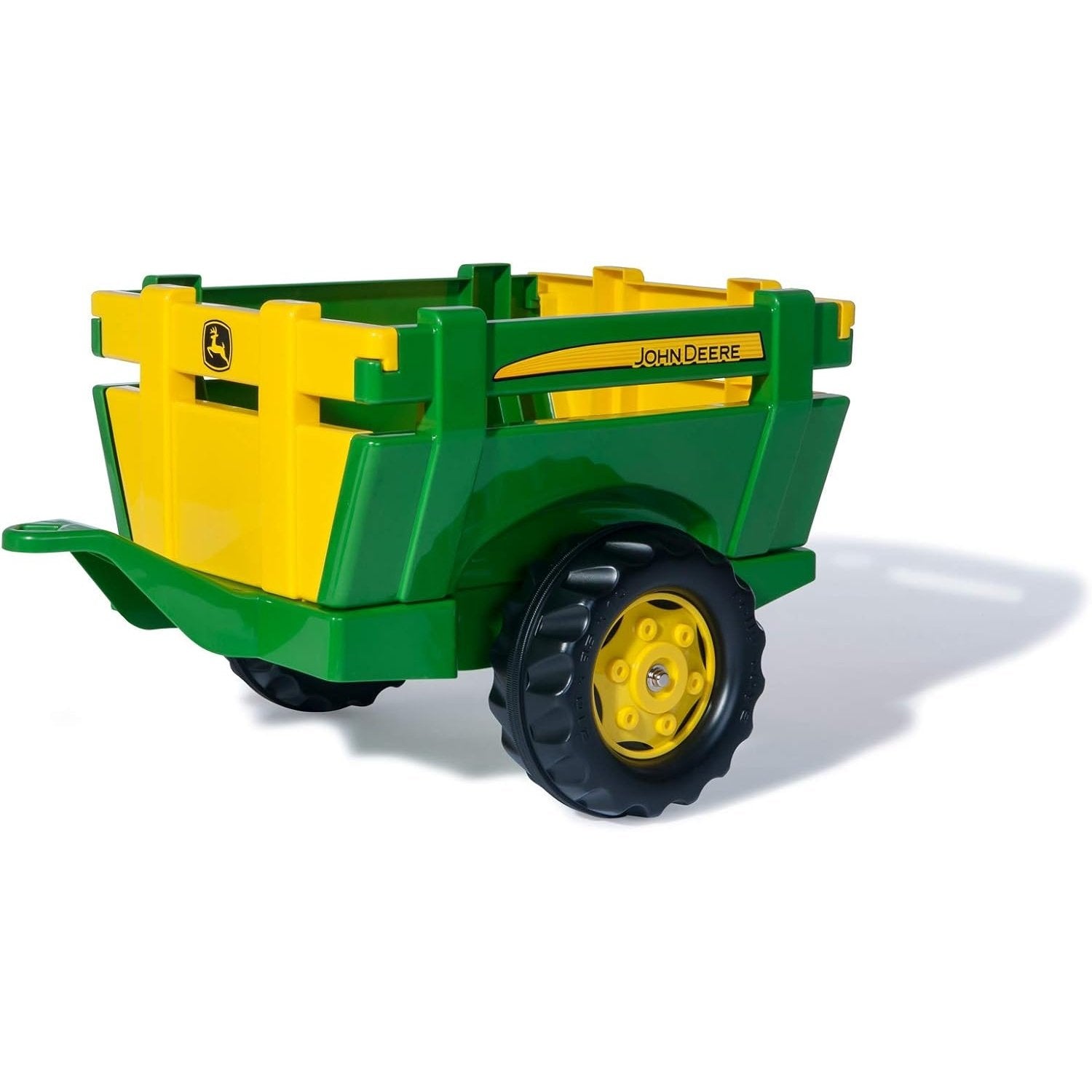 John Deere - Rolly Toys Farm Trailer With Detachable Sides For Pedal Tractor/ Ages 3+