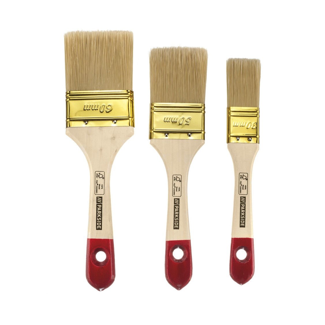 Parkside - 3 Brushes Set