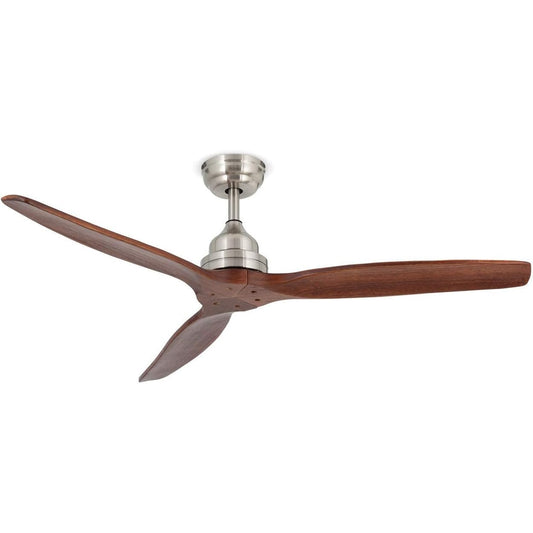 Create - Windwood / Ceiling Fan Niquel Ac Motor Natural Wood Blades/ Silent