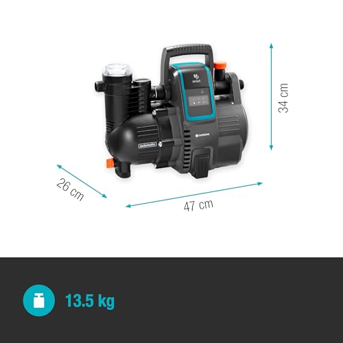 GARDENA - Smart Pressure Pump With App Control, 5000 L/H Delivery Rate