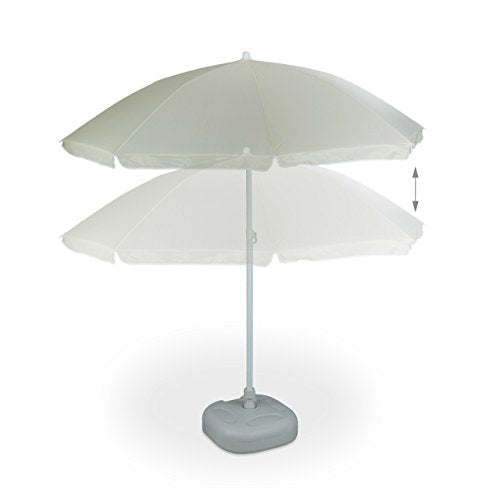 Relaxdays - Unisex 180 cm Garden Umbrella With Tilt Function & 8 Ribs