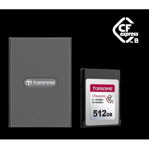 Transcend - CFexpress Card Reader Type B, USB 3.2 Gen 2x2, 20 Gbps