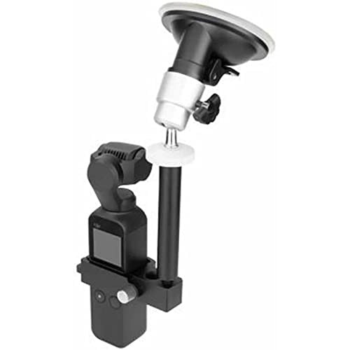 SKEIDO - Car Mount for DJI Osmo Pocket Camera, 360° Windshield Bracket Stand Gimbal Accessories