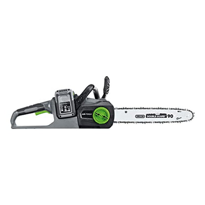 LUX-TOOLS - Cordless Chainsaw 12 Inch Oregon Blade, 30 cm Cutting Length