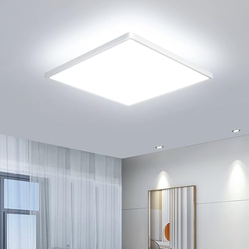 OTREN - Modern LED Ceiling Light Panel, 30 cm, 2400 LM, IP44, 6500 K