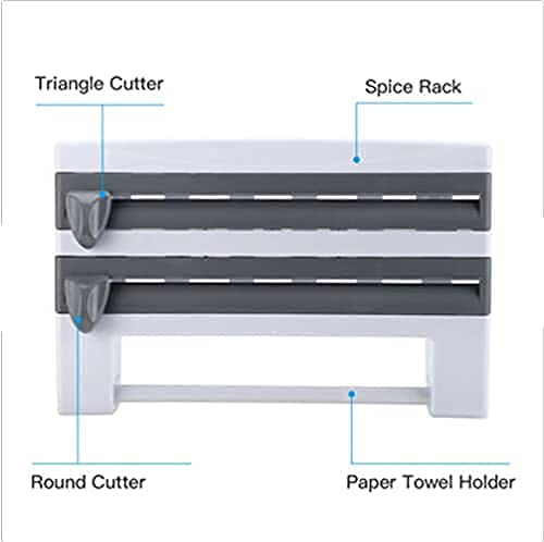 Dhavj - Multi Function 4 In 1 Triple Paper Dispenser And Holder