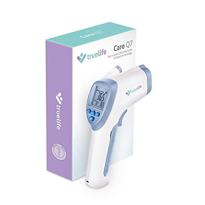 Blue infrared fever thermometer designed for non-contact measurement by TrueLife Care Q7