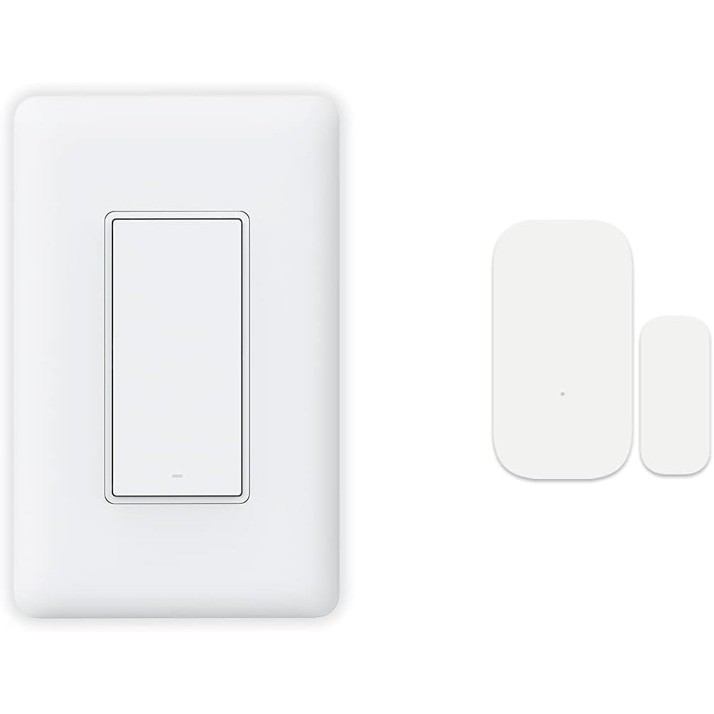 Aqara - Smart Light Switch With Neutral & Door/Window Sensor, Zigbee