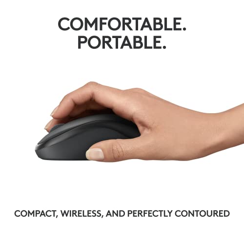 Logitech - M240 Silent Bluetooth Mouse, Wireless & Portable, Smooth Tracking