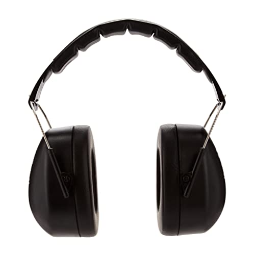 3M - Adjustable Padded Foldable Safety Earmuffs, 94-105 dB, Black