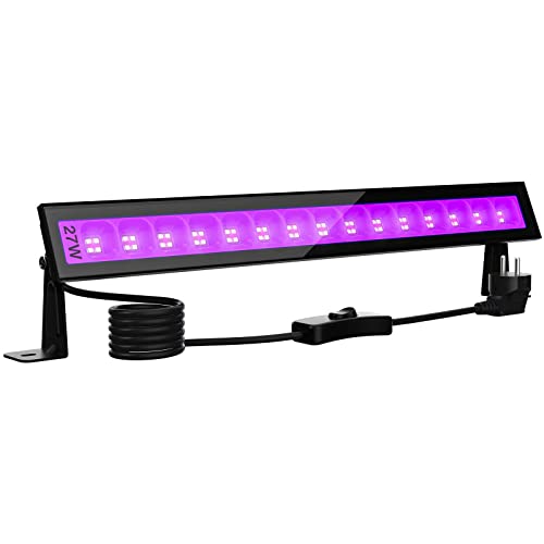 Black light UV LED bar with EU plug designed for various lighting applications