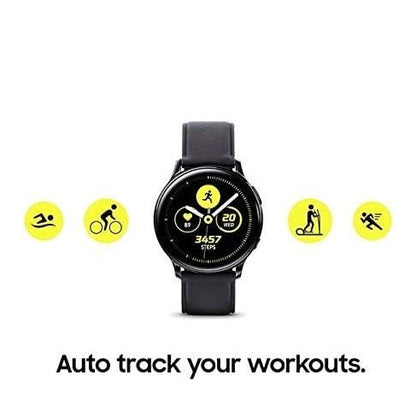 Samsung Galaxy Active2 Smartwatch - 1.732 in, Black Stainless Steel, LTE Unlocked (Renewed)