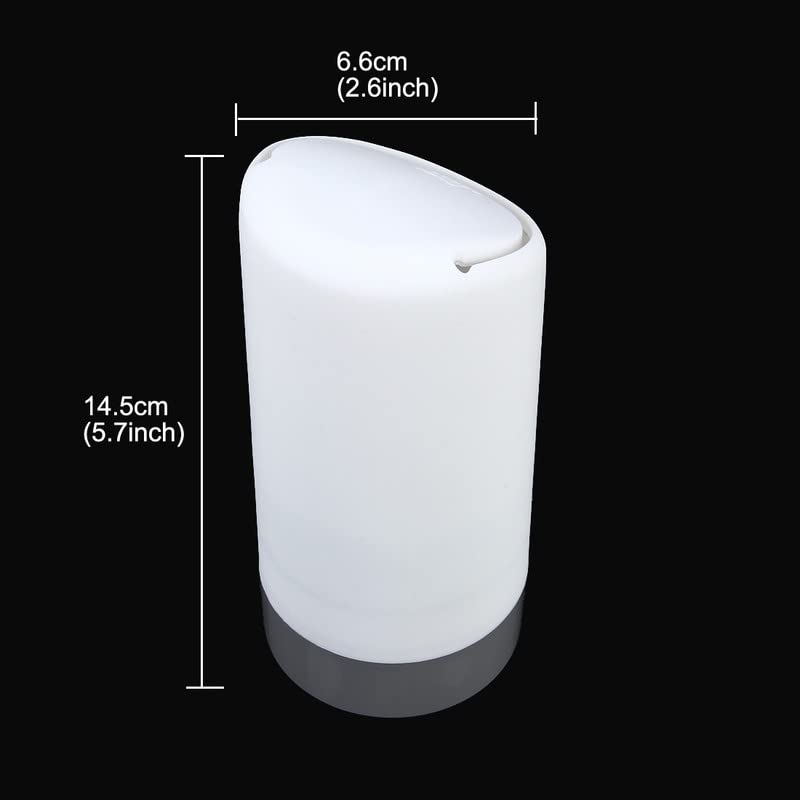 Semaphore - Silicone Car Trash Bin With Lid (White)