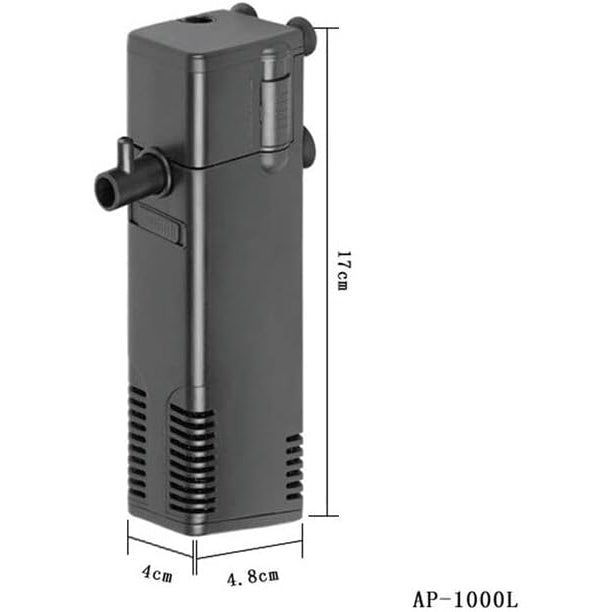 Joebo - Electric Submersible Aquarium Pump With Built-In Filter