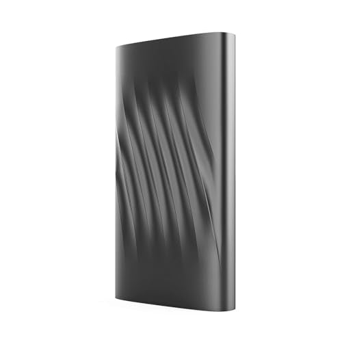 Safety 1st 2TB Ultra Slim Portable External Hard Drive - Black - High Capacity USB-C Connectivity