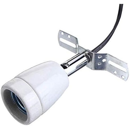 Kamas - E27 400W Reptile Ceramic Heat Lamp Holder With Switch