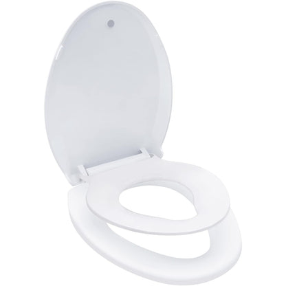 Waayaa - Elongated Toilet Seat With Built-In Toddler Potty Training Seat