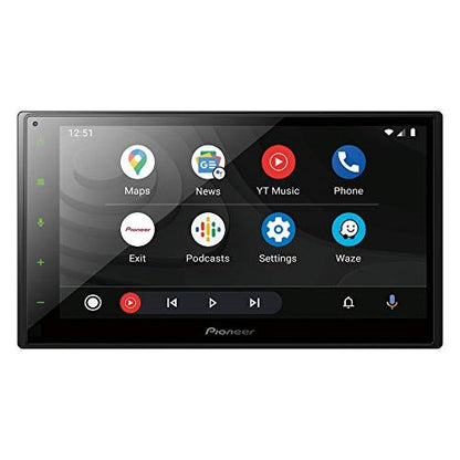 Pioneer - 6.8" 2-DIN Media Receiver With Apple CarPlay, Android Auto & DAB+