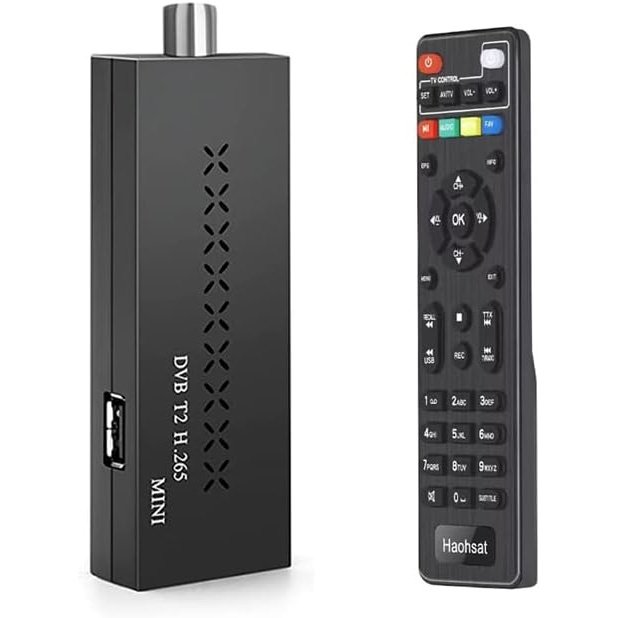 Haohsat - Dvb-T2 Tv Decoder Digital Terrestrial Mini Hdmi Stick With Pvr Recorder