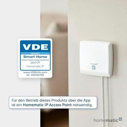 Homematic IP - Smart Home Radiator Thermostat, Digital Control via App & Voice