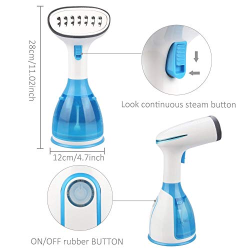 SteamerPro - Handheld Garment Steamer 1500W, Fast Heat Up for Travel & Home